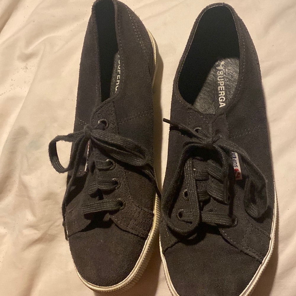 Superga suede sneaker shoes